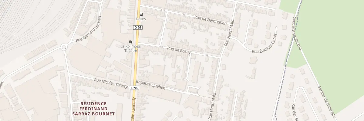 Plan du 36 Rue de Rosny à Boulogne-sur-Mer