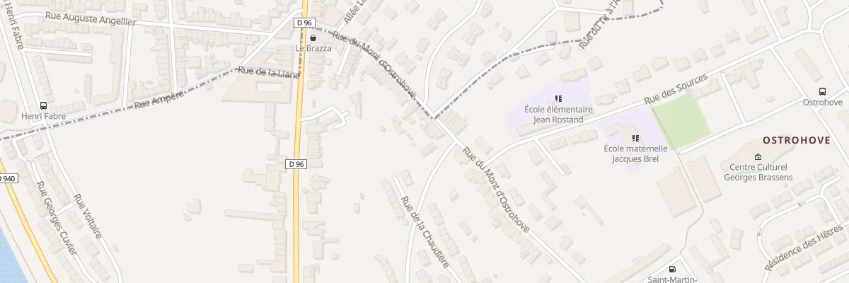 Plan du 52 Rue du Mont d’Ostrohove à Saint-Martin-Boulogne