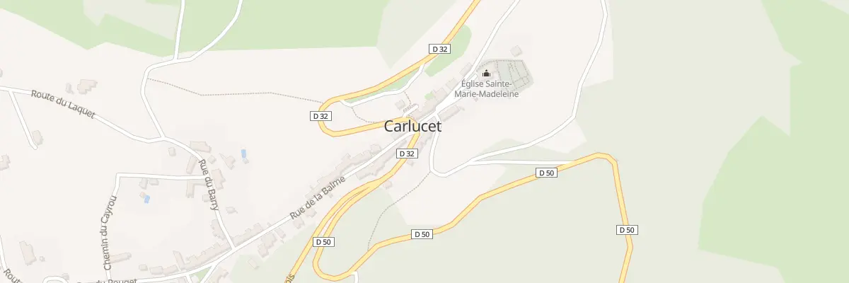 Plan du 7 Rte du Bout du Bois à Carlucet
