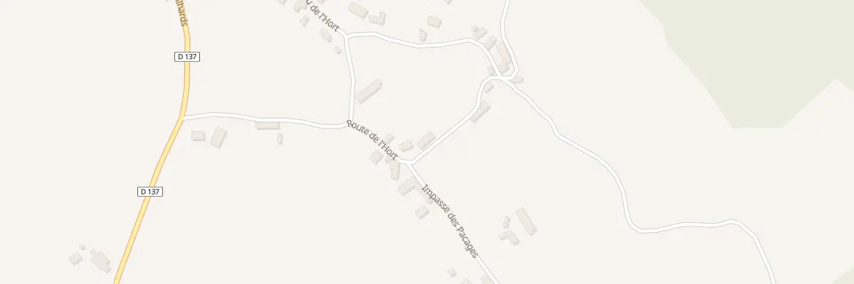 Plan du 323 Rte de l’Hort à Condat-sur-Ganaveix