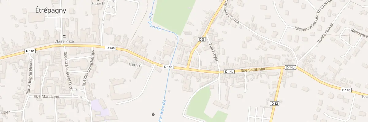 Plan du 5 Rue Saint Maur à Étrépagny