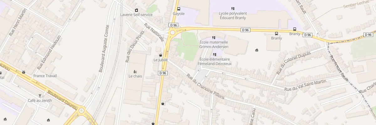 Plan du 17 Rue du Chanoine Pillons à Boulogne-sur-Mer