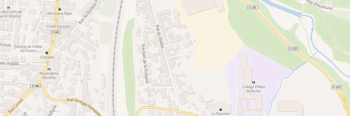 Plan du 28B Rue du Viaduc à Wimille