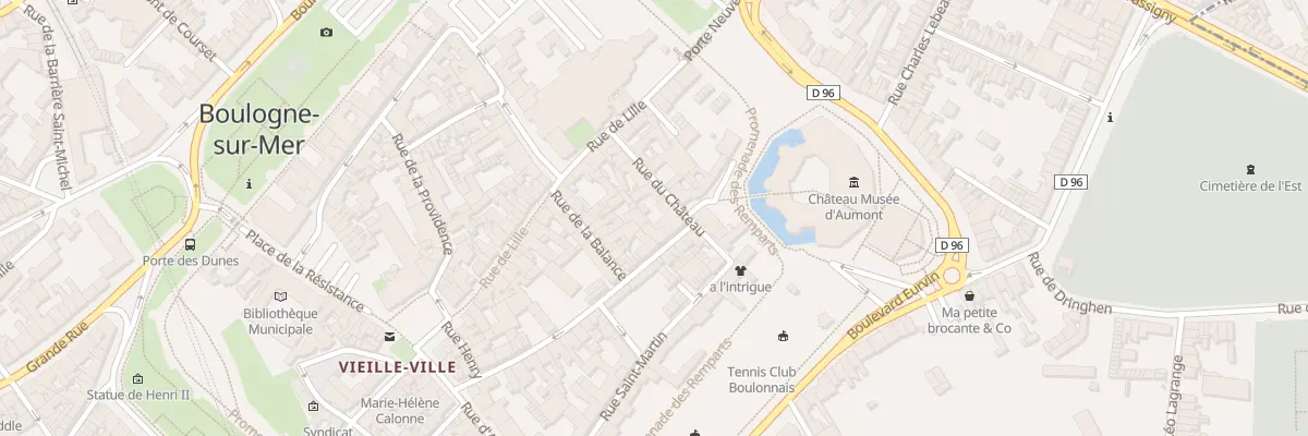 Plan du 43 Rue de l’Oratoire à Boulogne-sur-Mer