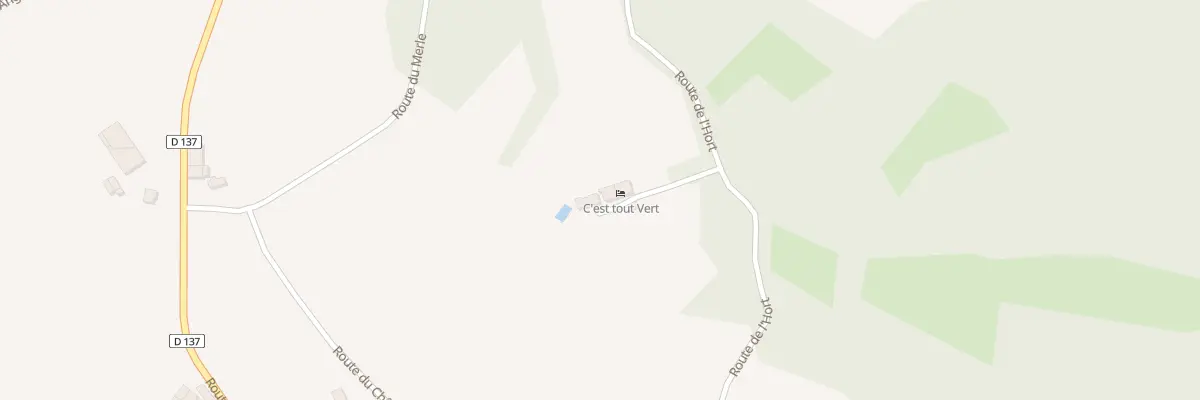 Plan du 801 Rte de l’Hort à Condat-sur-Ganaveix