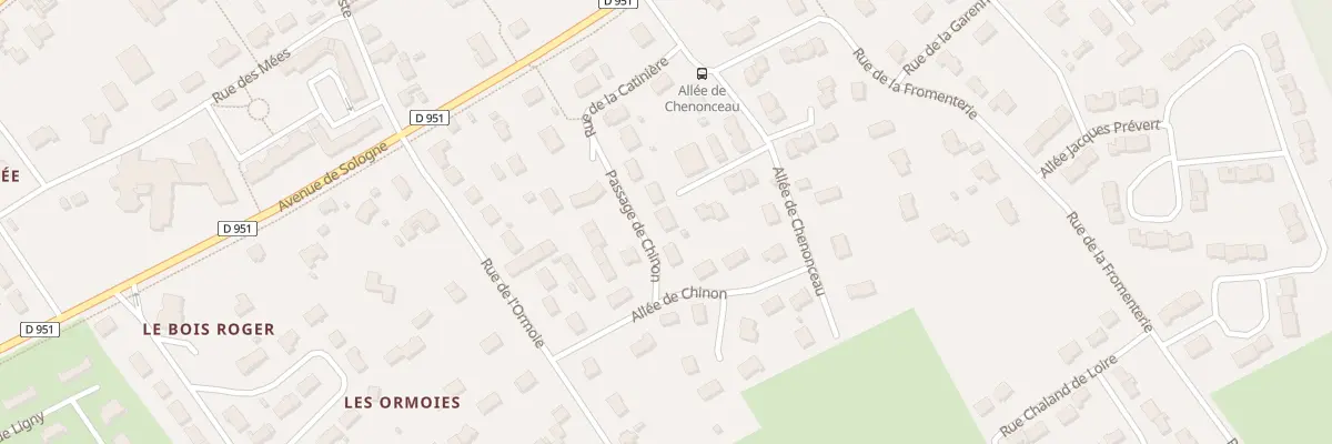 Plan du 2B All de Chaumont à Saint-Laurent-Nouan