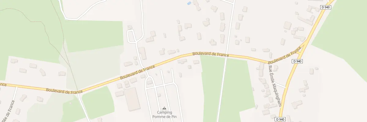 Plan du 311 Bd de France à Cucq