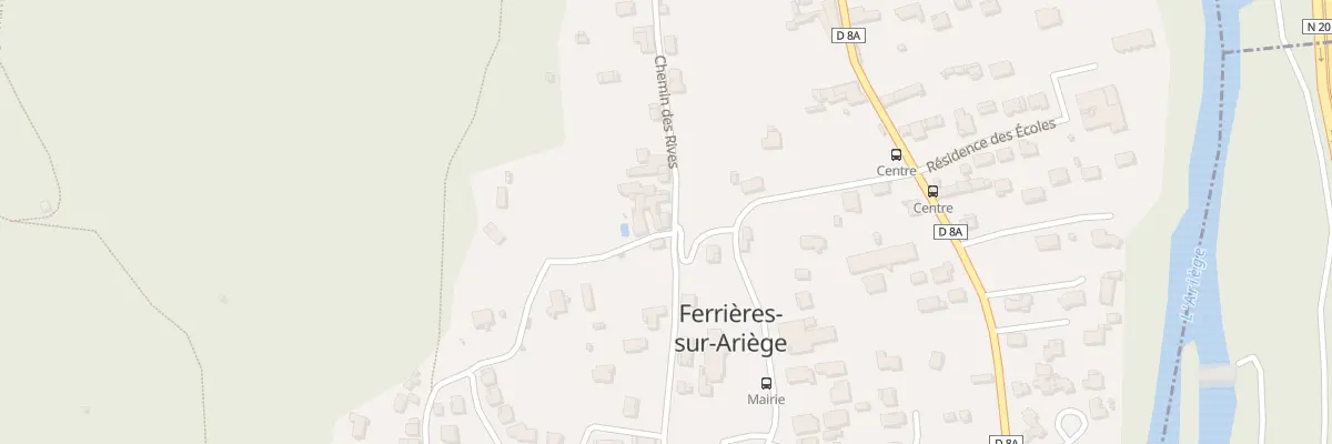 Plan du 36B Che des Rives à Ferrières-sur-Ariège