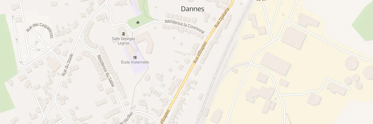 Plan du 13 Rue d’Étaples à Dannes