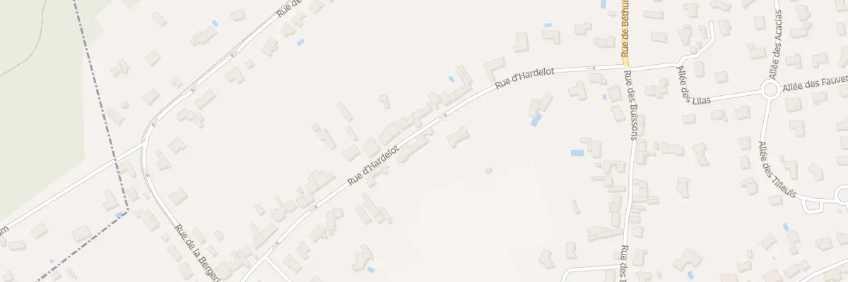 Plan du 19 Rue d’Hardelot à Condette