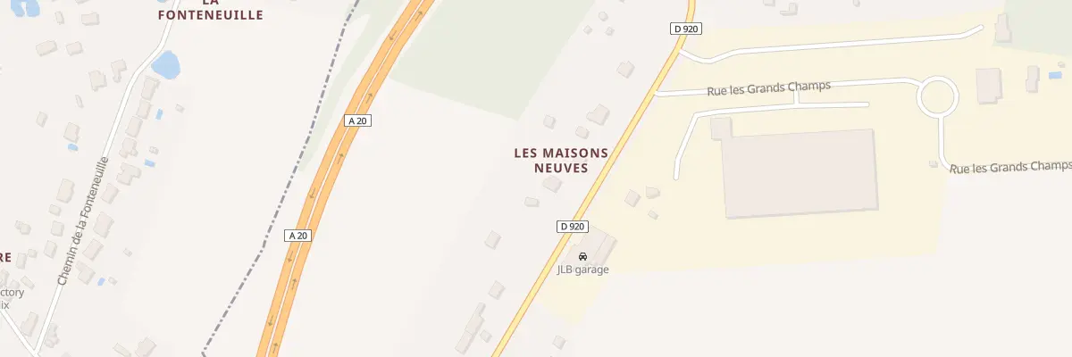 Plan du 5271 Les Maisons Neuves à Velles