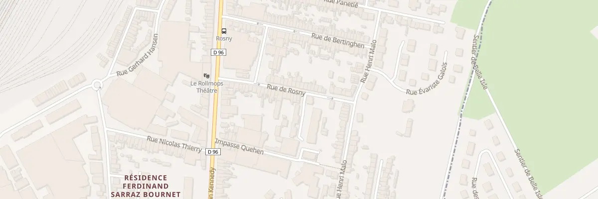 Plan du 40 Rue de Rosny à Boulogne-sur-Mer