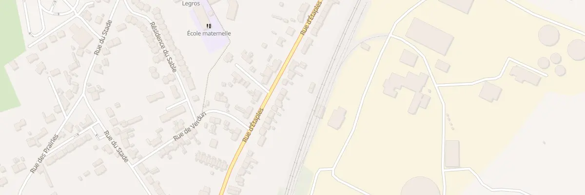 Plan du 30 Rue d’Étaples à Dannes