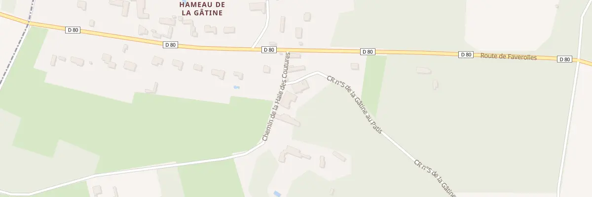 Plan du 5088 La Gatine à La Boissière-École