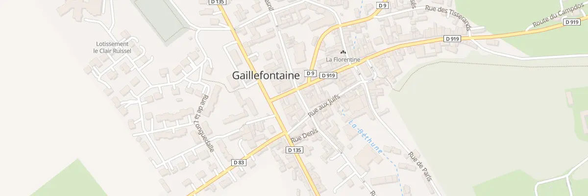Plan du 2 Gr Grande Rue à Gaillefontaine