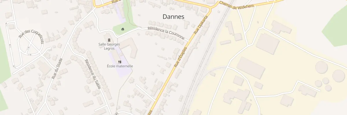 Plan du 11 Rue d’Étaples à Dannes