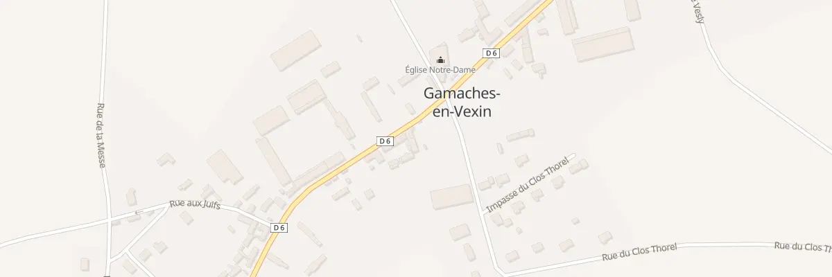 Plan du 16 Rue Oulgate à Gamaches-en-Vexin