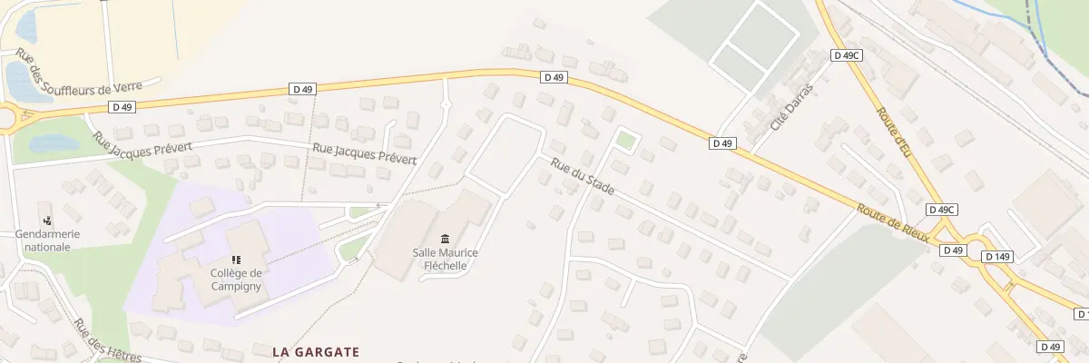 Plan du 19 Rue du Stade à Blangy-sur-Bresle