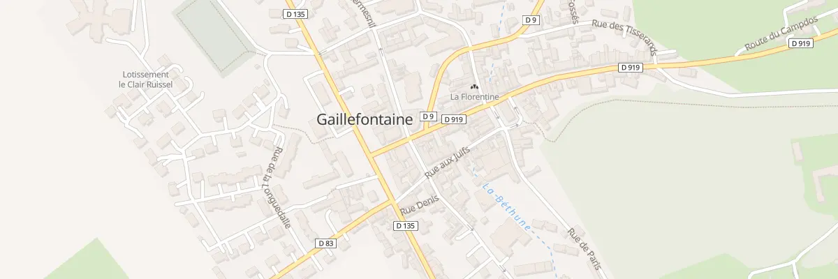 Plan du 4 Gr Grande Rue à Gaillefontaine