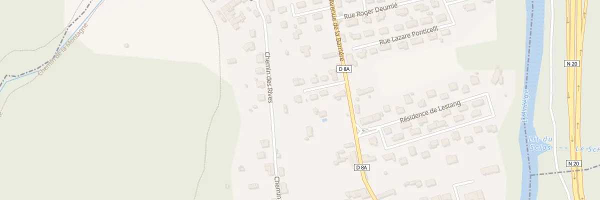 Plan du 6 Res la Barrière à Ferrières-sur-Ariège