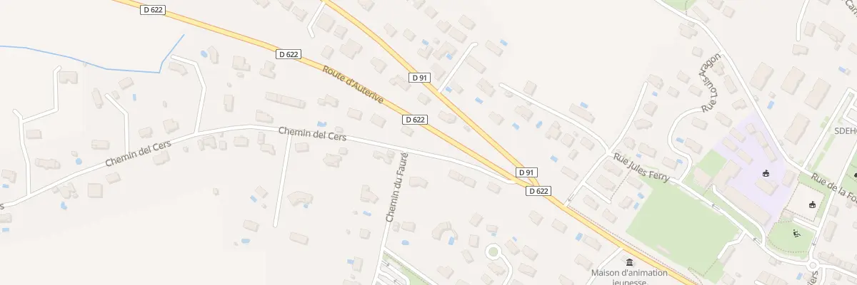 Plan du 14 Rte d’Auterive à Nailloux