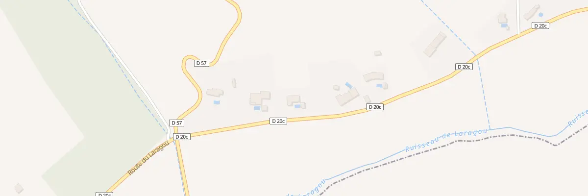Plan du 821 Rte du Laragou à Saint-Jean-Lherm
