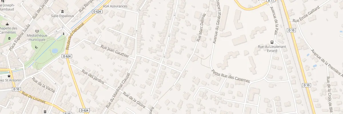 Plan du 1 Rue du Couserans à Pamiers