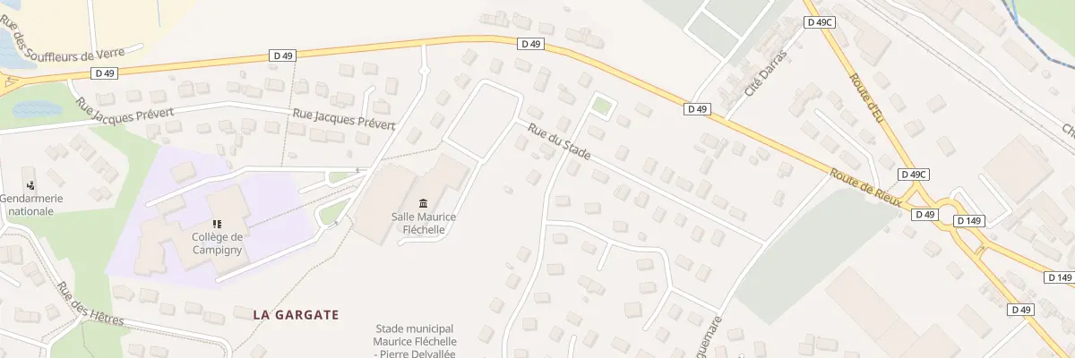 Plan du 6 Rue Victor Hugo à Blangy-sur-Bresle