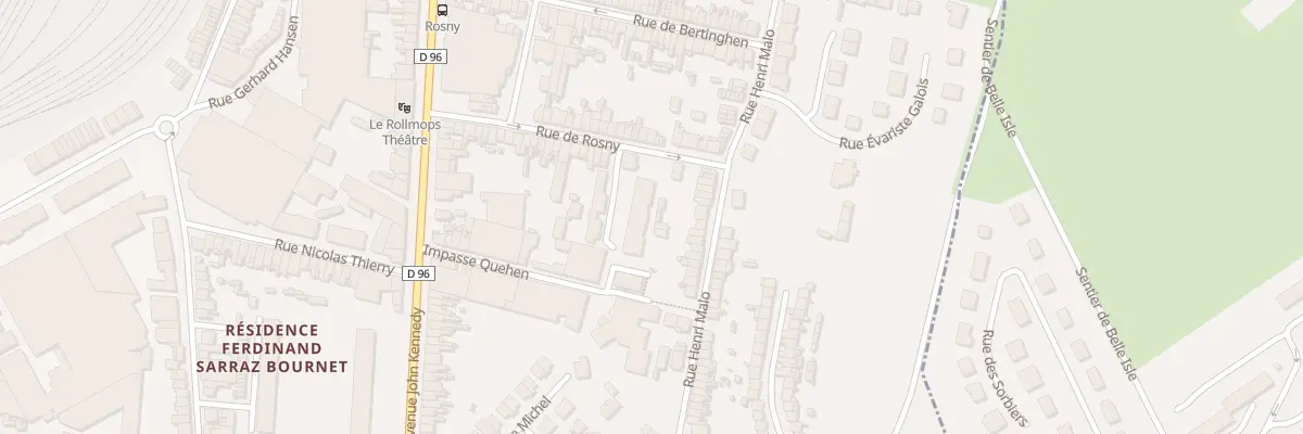 Plan du 42C Rue de Rosny à Boulogne-sur-Mer