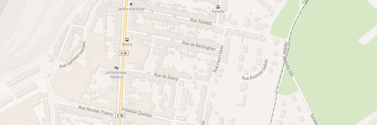 Plan du 41 Rue de Rosny à Boulogne-sur-Mer