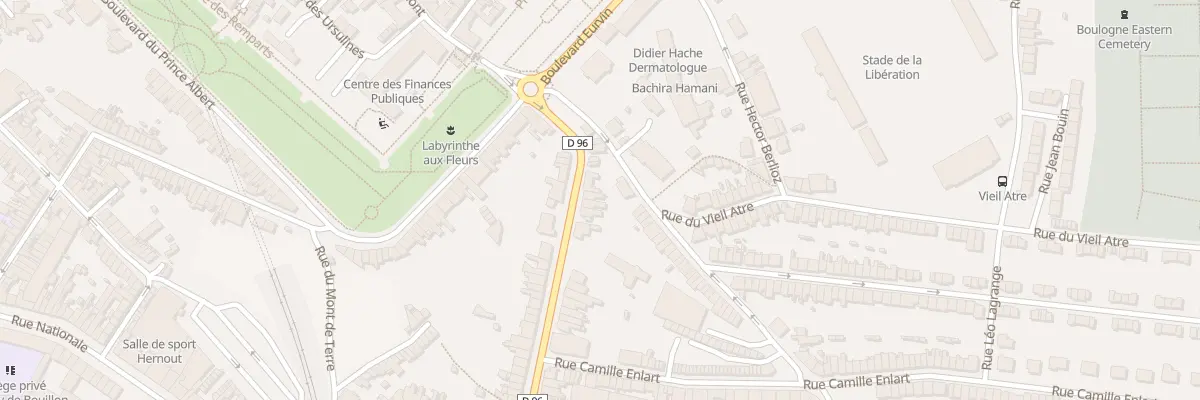 Plan du 44 Rue de la Porte Gayole à Boulogne-sur-Mer