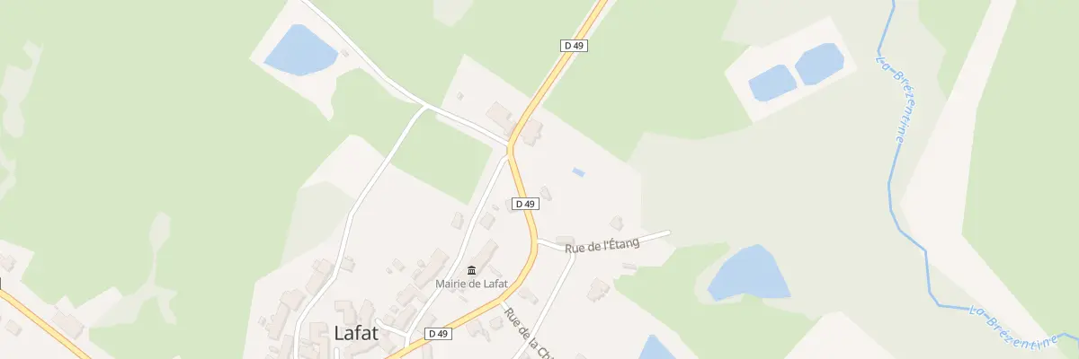 Plan du 8 Rte de la Mairie à Lafat