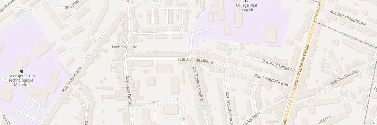 Plan du 42 Rue Aristide Briand à Boulogne-sur-Mer