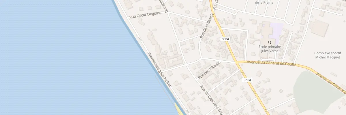 Plan du 1 Rue Jean Vadicocq au Crotoy