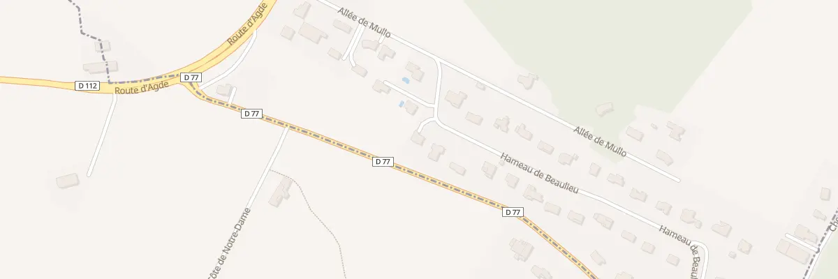 Plan du 25 Hameau de Beaulieu à Saint-Marcel-Paulel