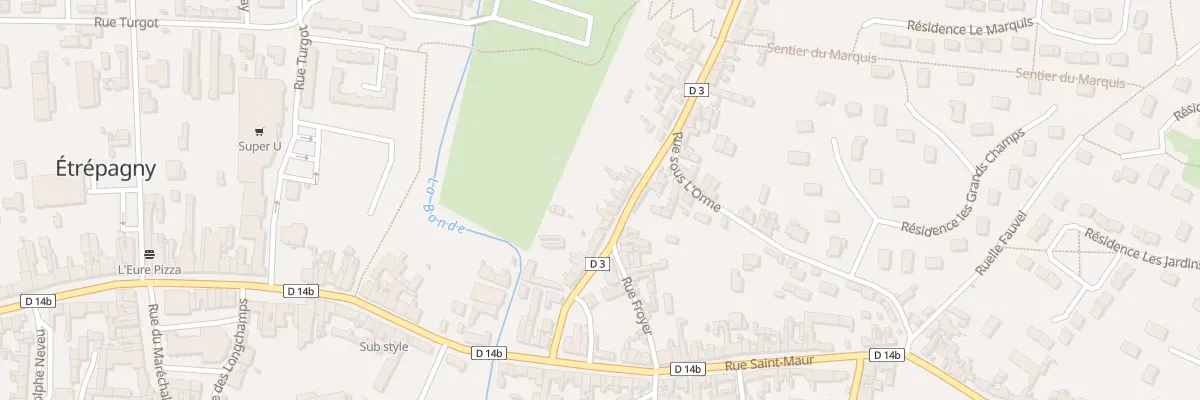 Plan du 17 Rue Aristide Briand à Étrépagny