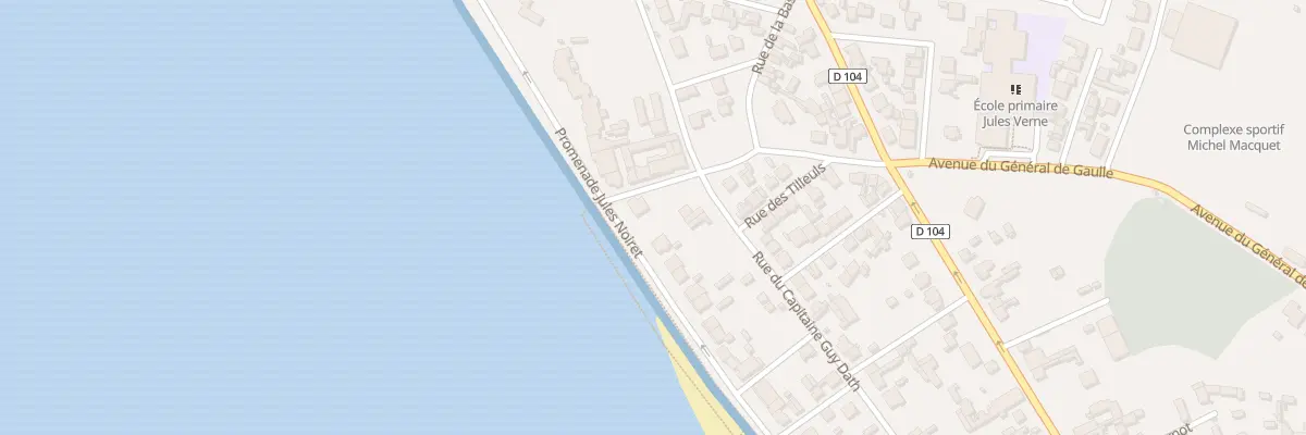 Plan du 49 Rue du Capitaine Guy Dath au Crotoy