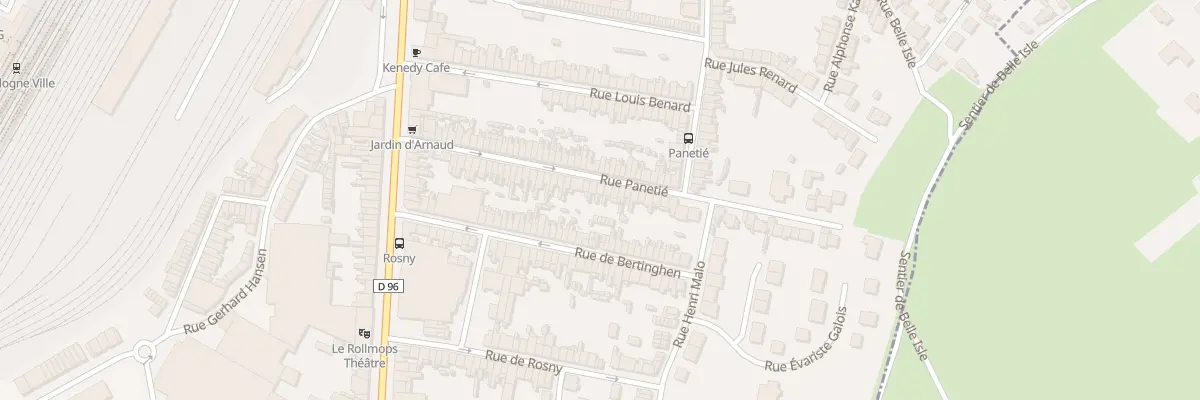 Plan du 52 Rue Panetié à Boulogne-sur-Mer