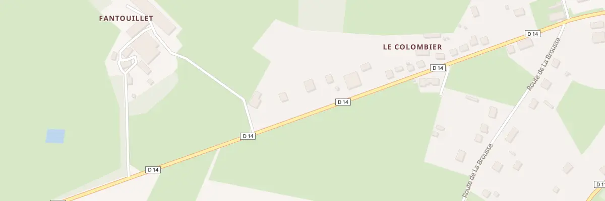 Plan du 76 Rte de Saint Léonard à Bujaleuf