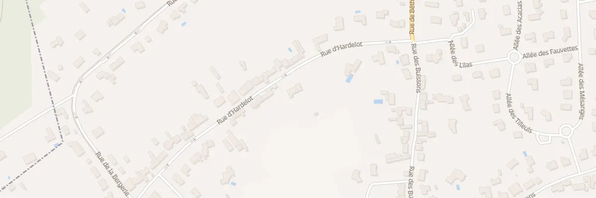Plan du 17 Rue d’Hardelot à Condette