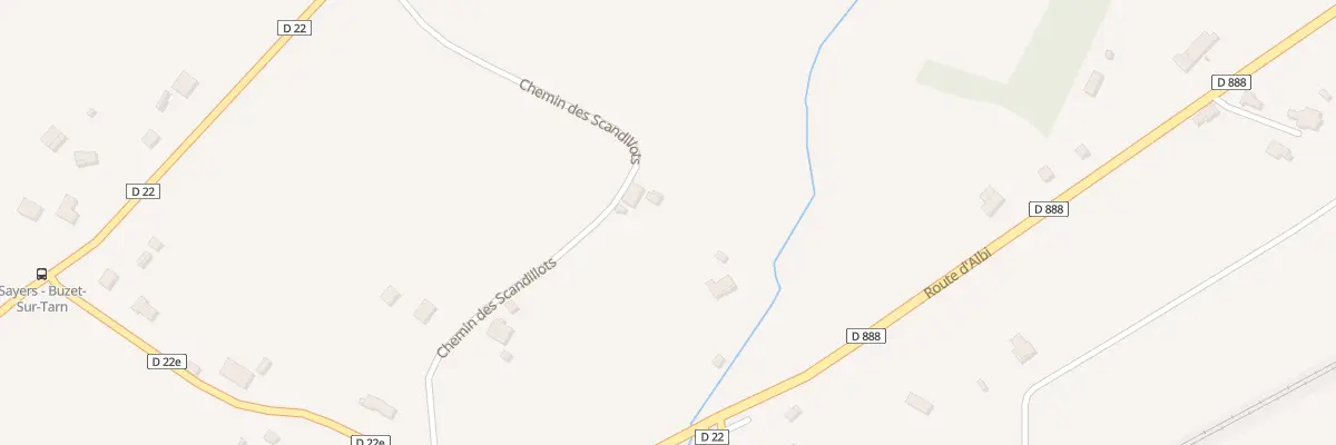 Plan du 352 Carrere à Buzet-sur-Tarn
