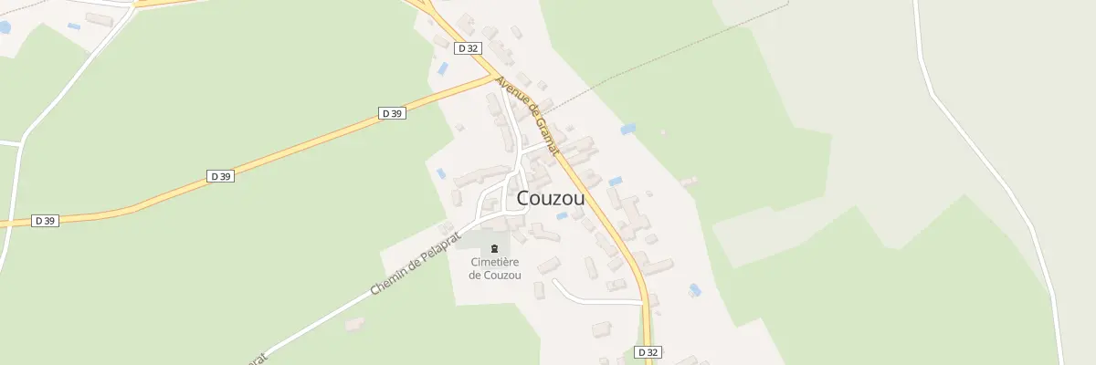 Plan du 34 Pl de l’Eglise à Couzou
