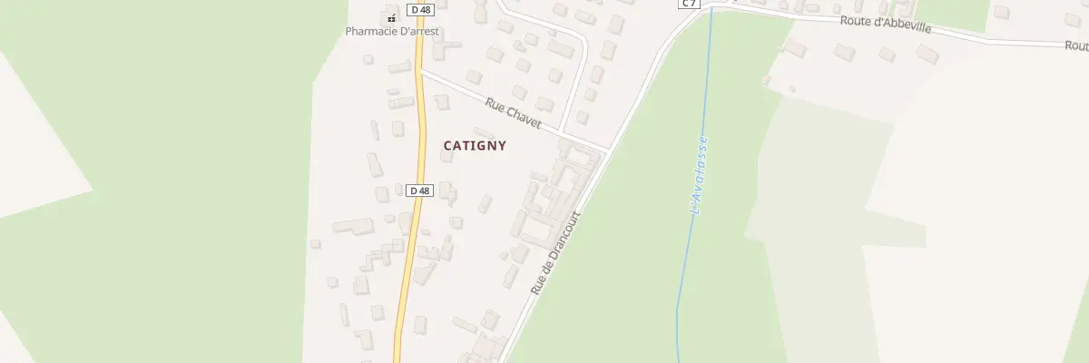 Plan du 62 Rue de Catigny à Arrest