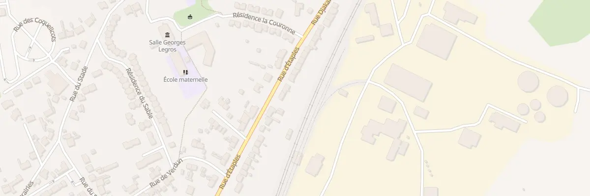 Plan du 20 Rue d’Étaples à Dannes
