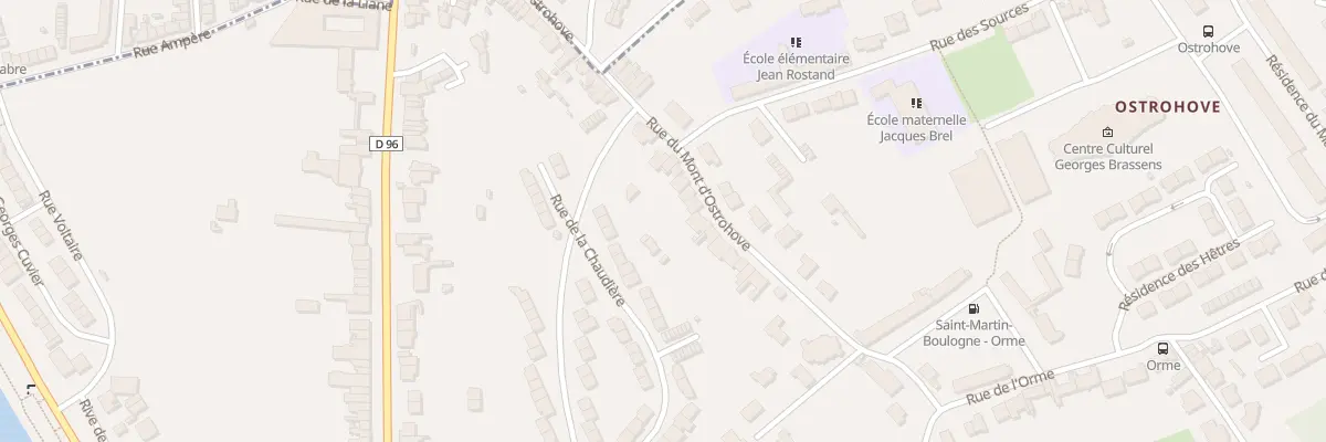 Plan du 82 Rue du Mont d’Ostrohove à Saint-Martin-Boulogne