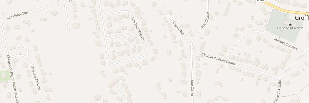 Plan du 70 Rue Jules Beguin à Groffliers