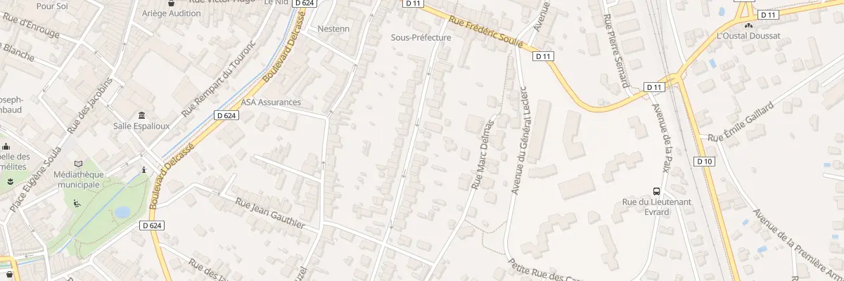 Plan du 26A Rue Gabriel Faure à Pamiers