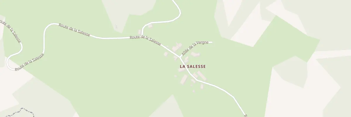 Plan du 7 Rte de la Salesse à Saint-Jal