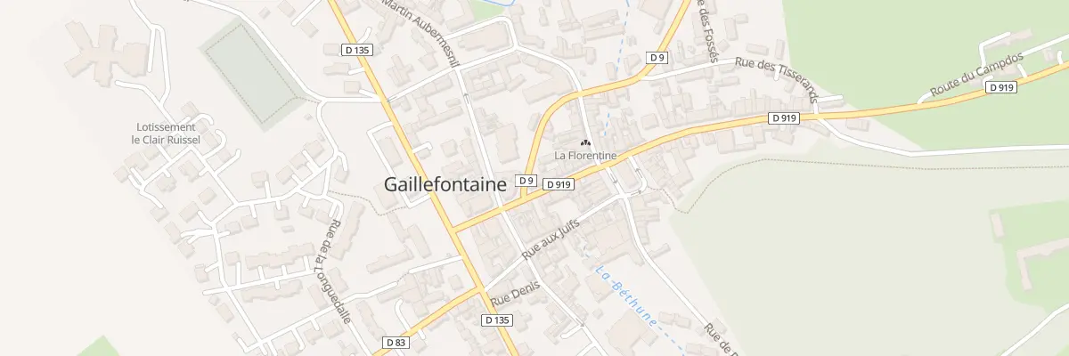 Plan du 5 Gr Grande Rue à Gaillefontaine