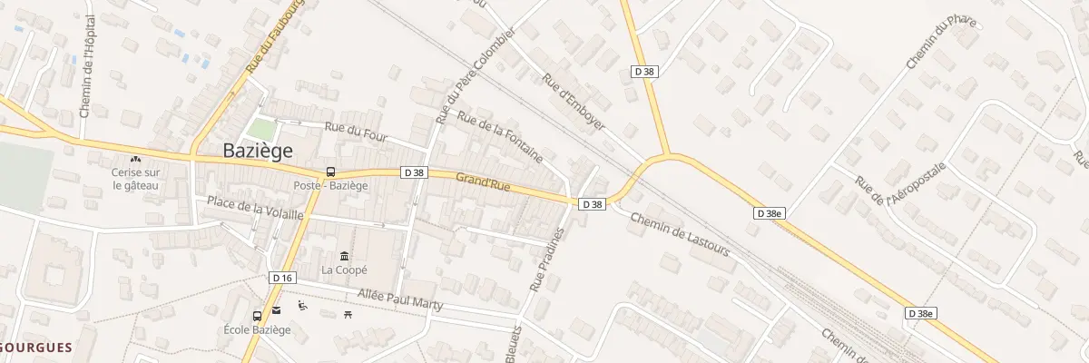 Plan du 10 Gr Grand Rue à Baziège